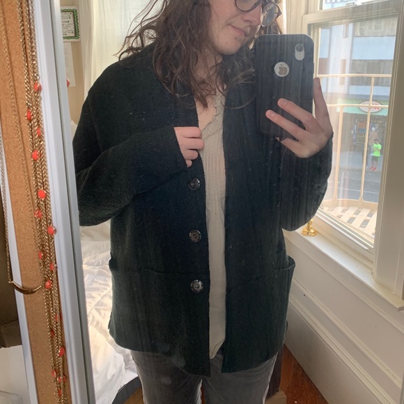 Urban Tribe Green Wool Jacket Size Large - Picture 2 of 10